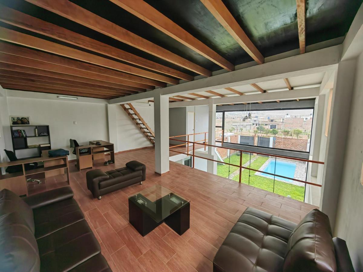 Casa De Playa Con Piscina Villa Ancon Luaran gambar