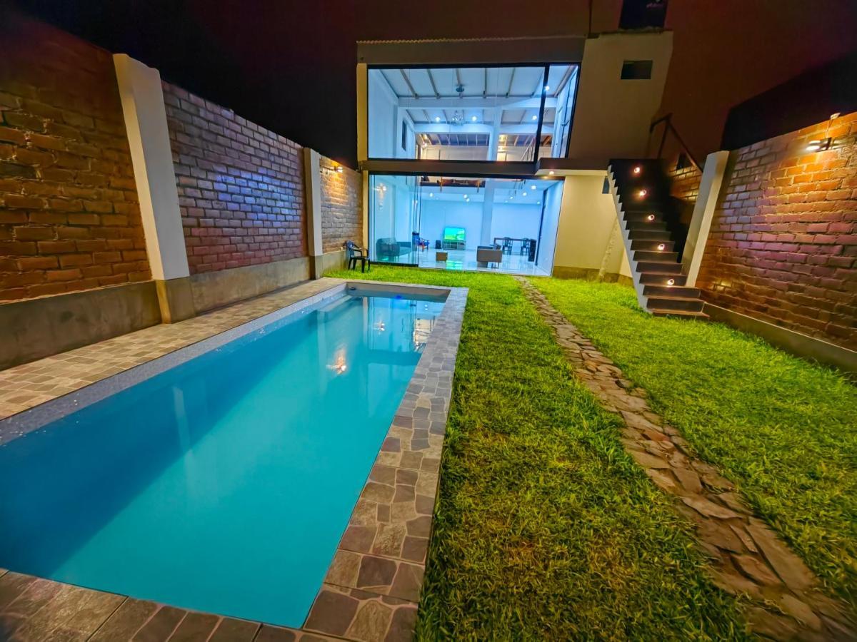 Casa De Playa Con Piscina Villa Ancon Luaran gambar