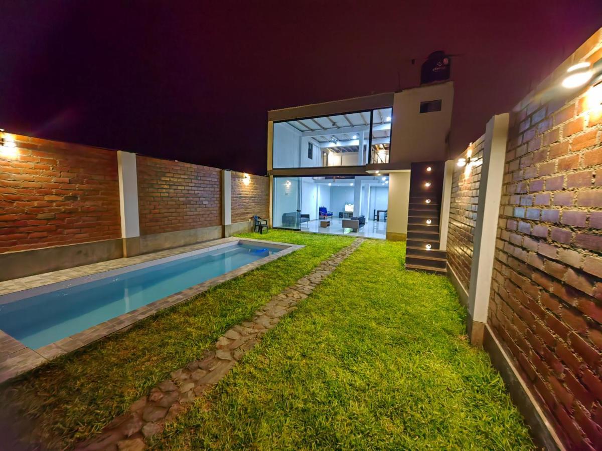 Casa De Playa Con Piscina Villa Ancon Luaran gambar