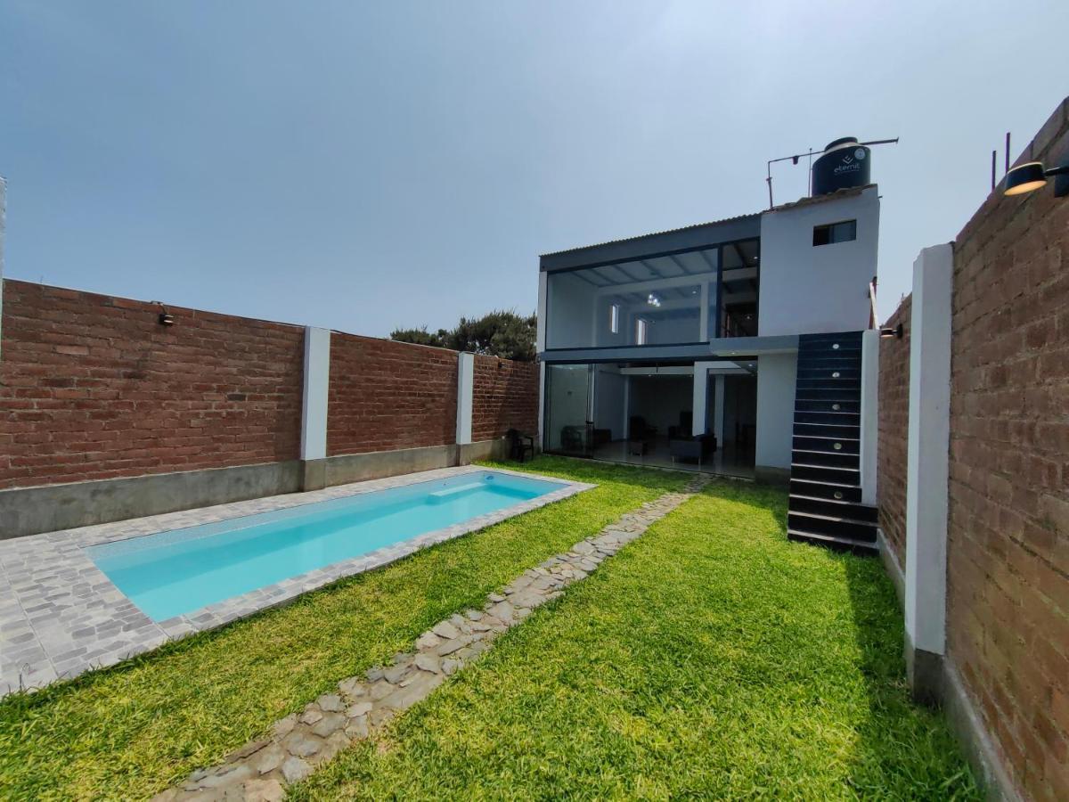 Casa De Playa Con Piscina Villa Ancon Luaran gambar