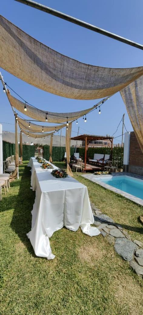 Casa De Playa Con Piscina Villa Ancon Luaran gambar