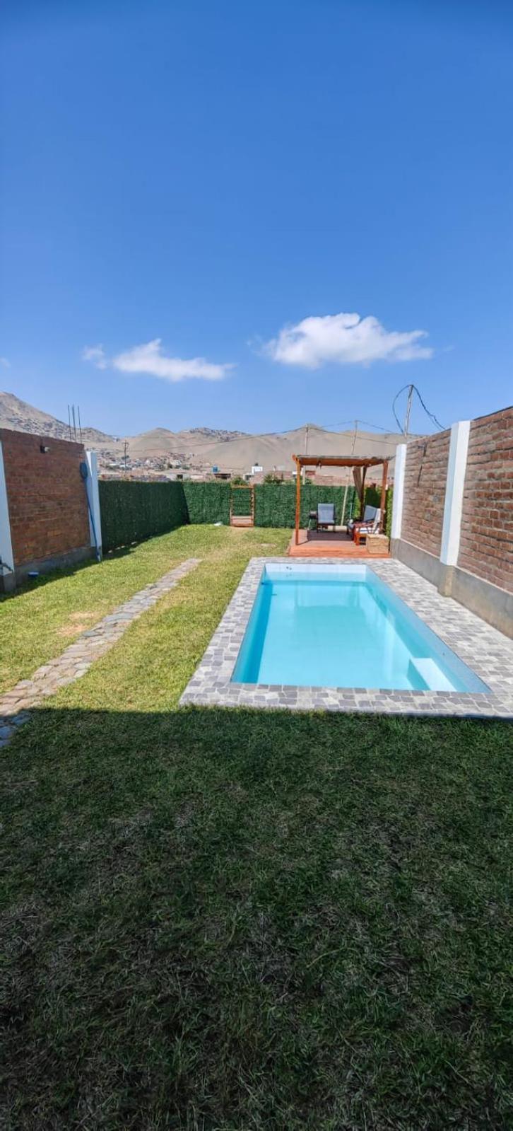 Casa De Playa Con Piscina Villa Ancon Luaran gambar