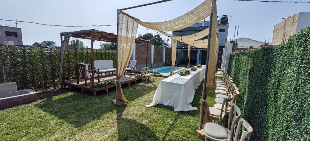 Casa De Playa Con Piscina Villa Ancon Luaran gambar